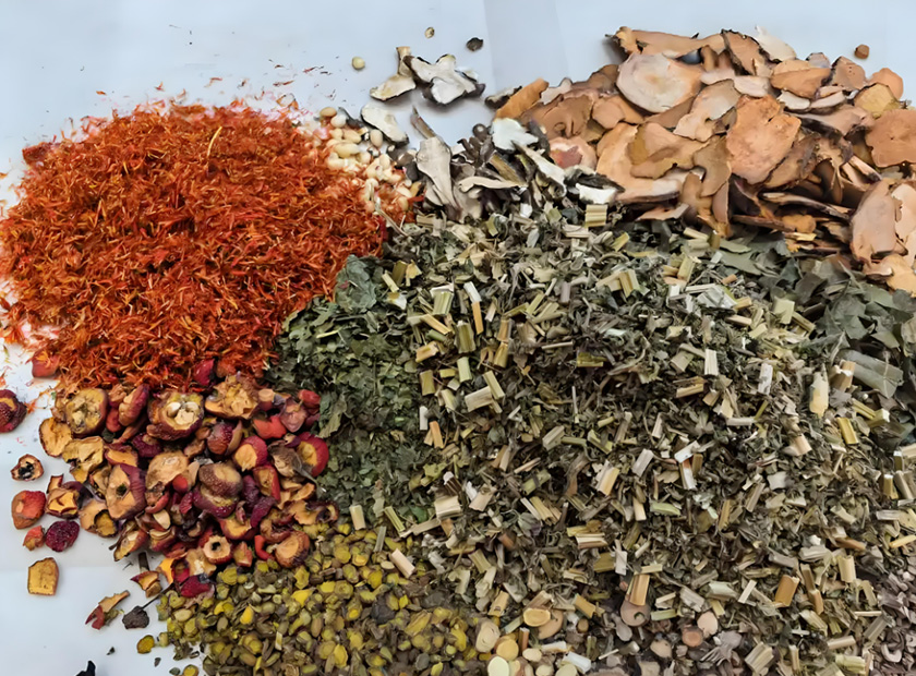 Herb residue